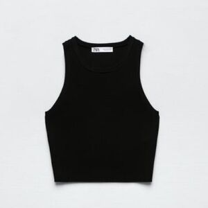 ZARA KNIT CROP TOP